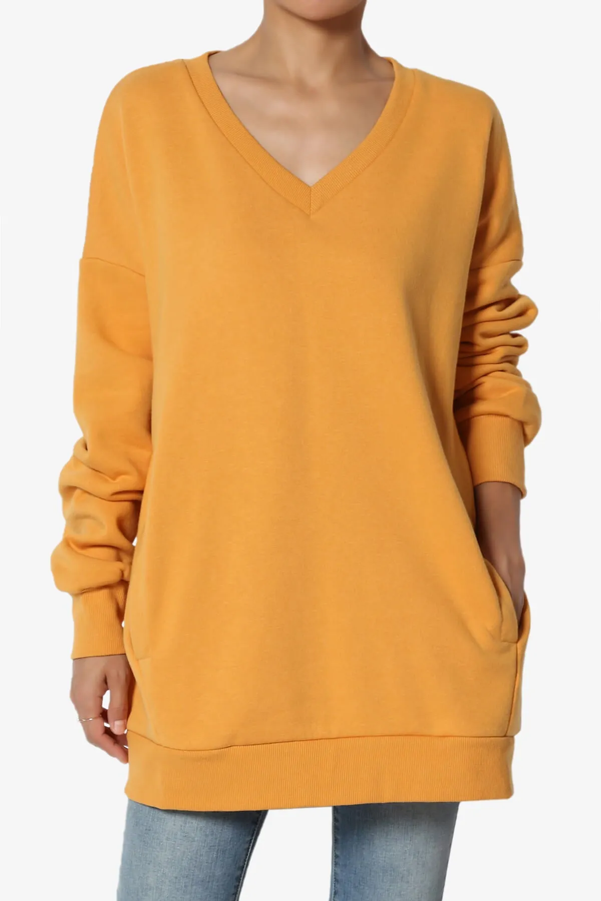 Accie V-Neck Pullover Sweatshirts