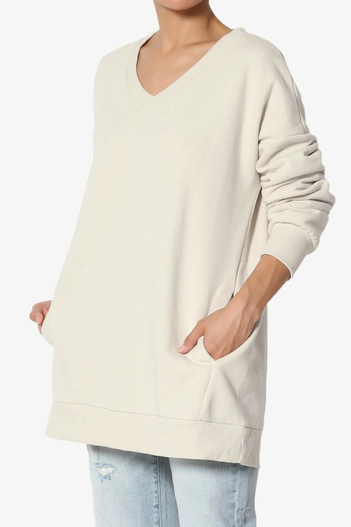 Accie V-Neck Pullover Sweatshirts