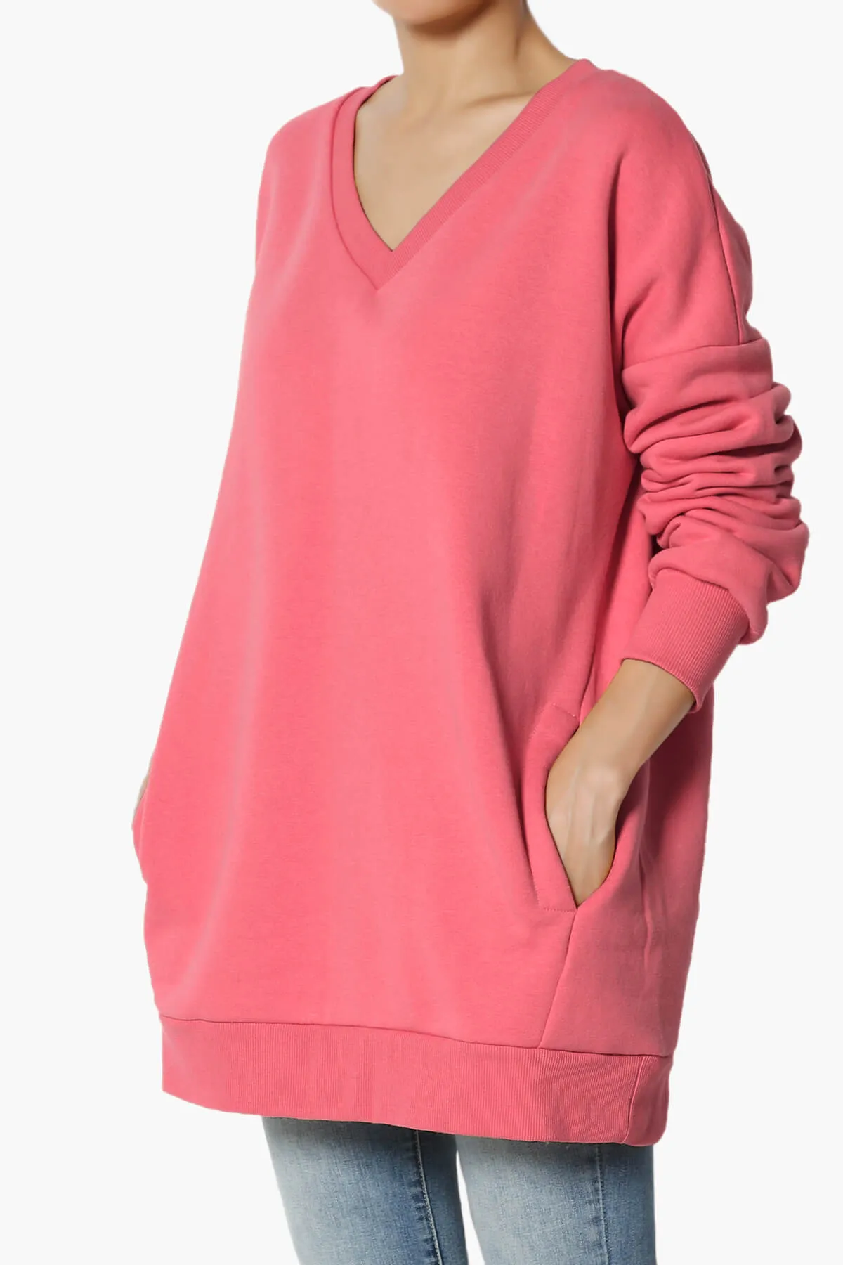 Accie V-Neck Pullover Sweatshirts