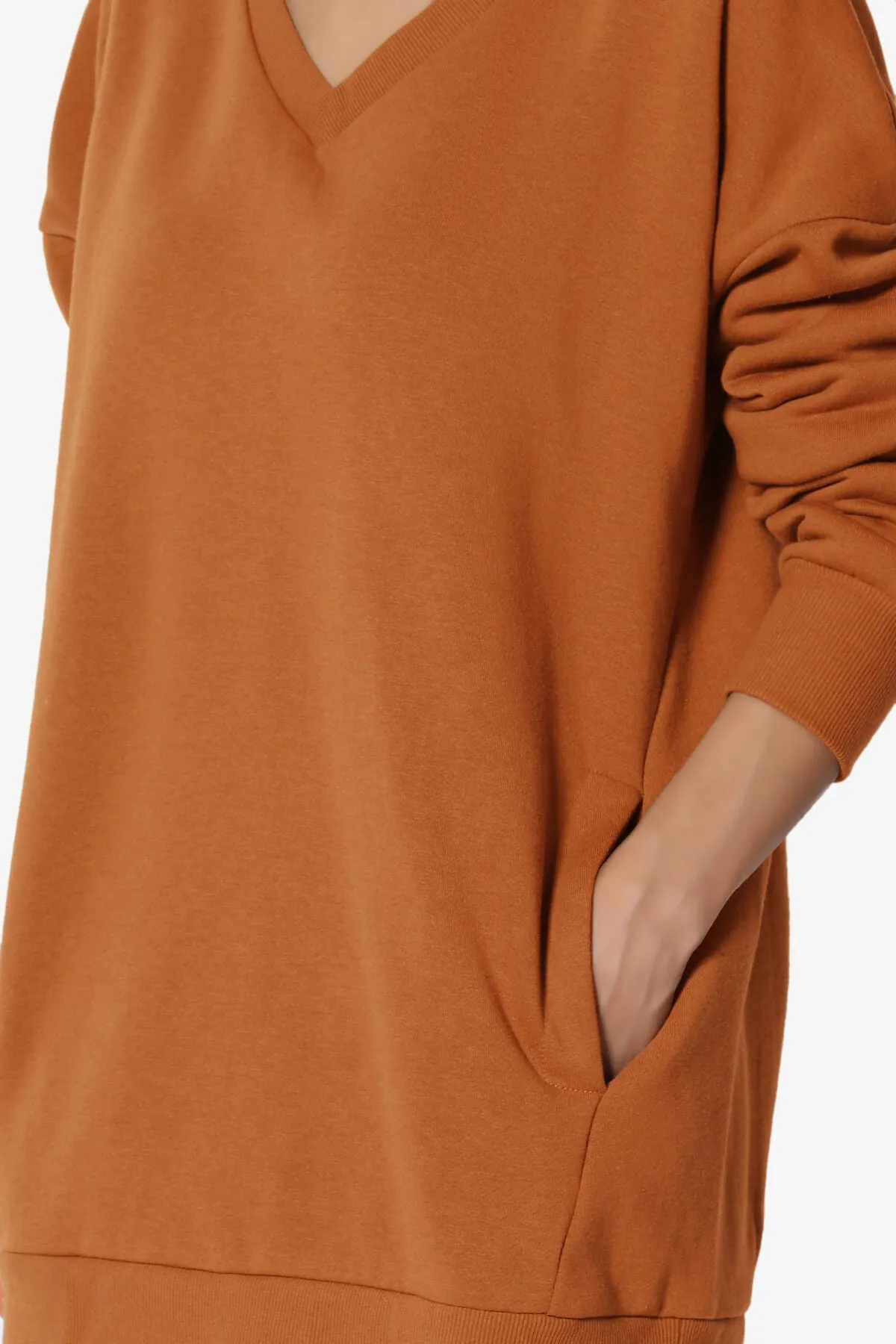 Accie V-Neck Pullover Sweatshirts