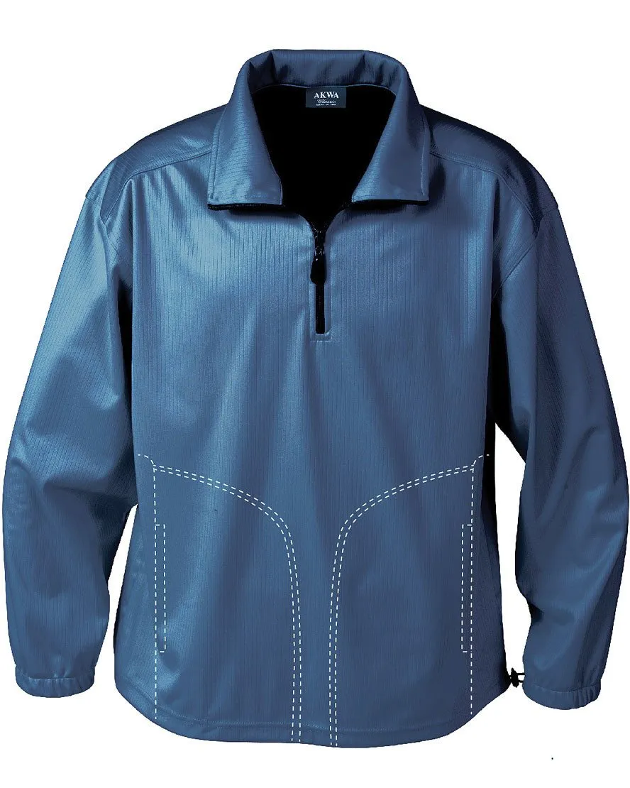 AKWA Water & Wind Resistant Men's 1/4 Zip Windshirt with Pockets