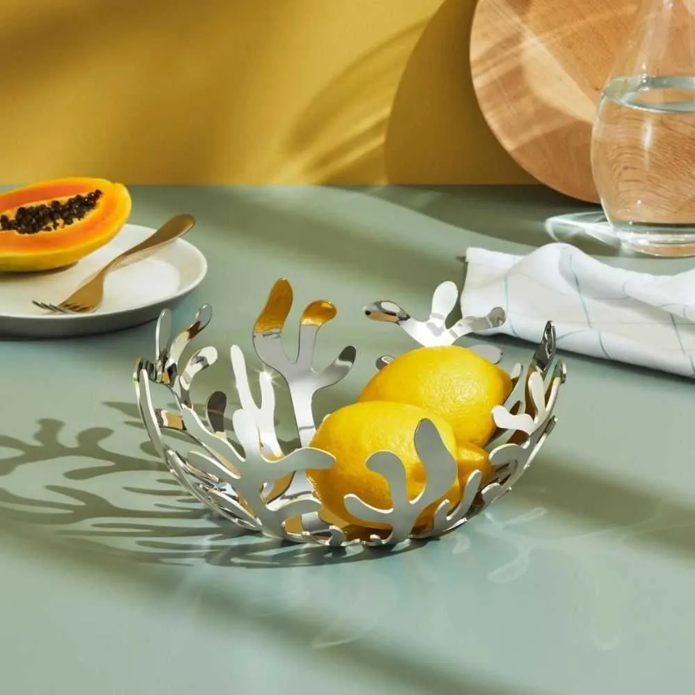 Alessi ESI01/21 Mediterraneo perforated fruit holder diam. 29 cm.