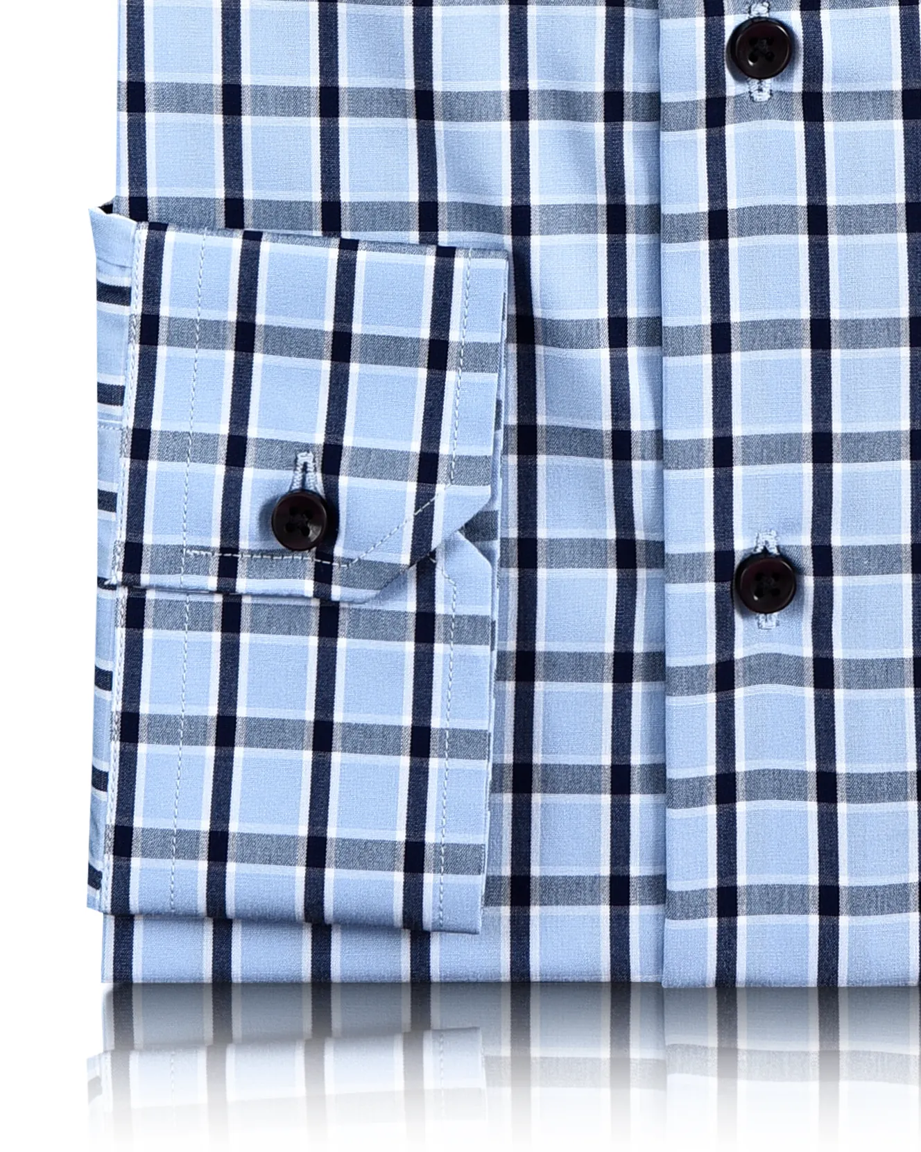 Blue Navy Checks Shirt