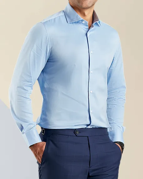 Blue Twill Shirt