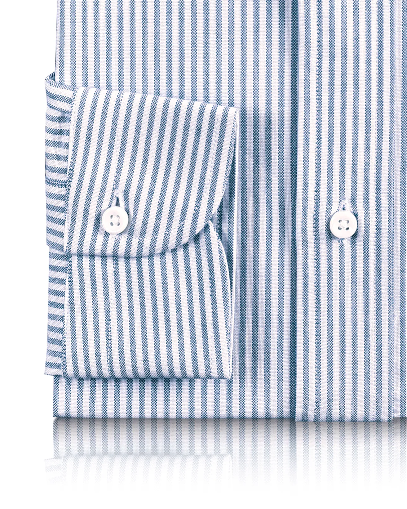 Blue University Stripes Oxford Shirt