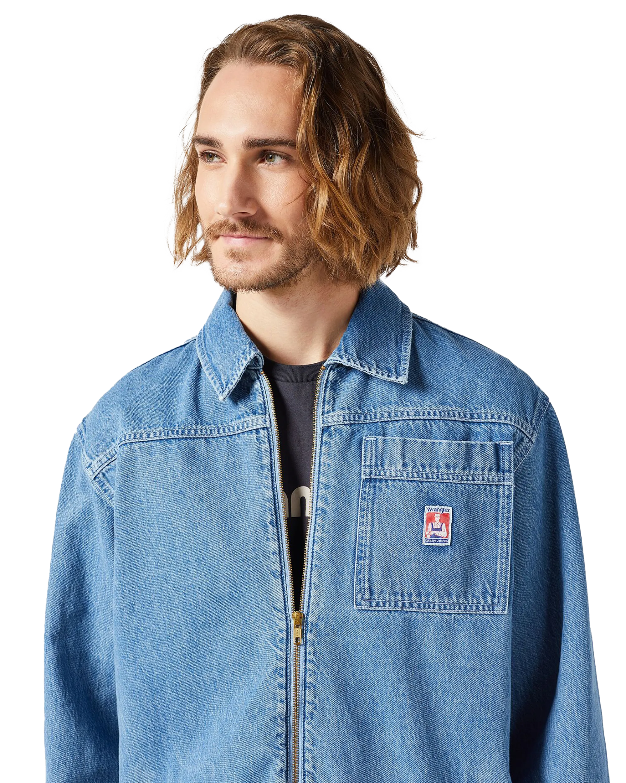 Casey Jones Jacket in Faded Indigo