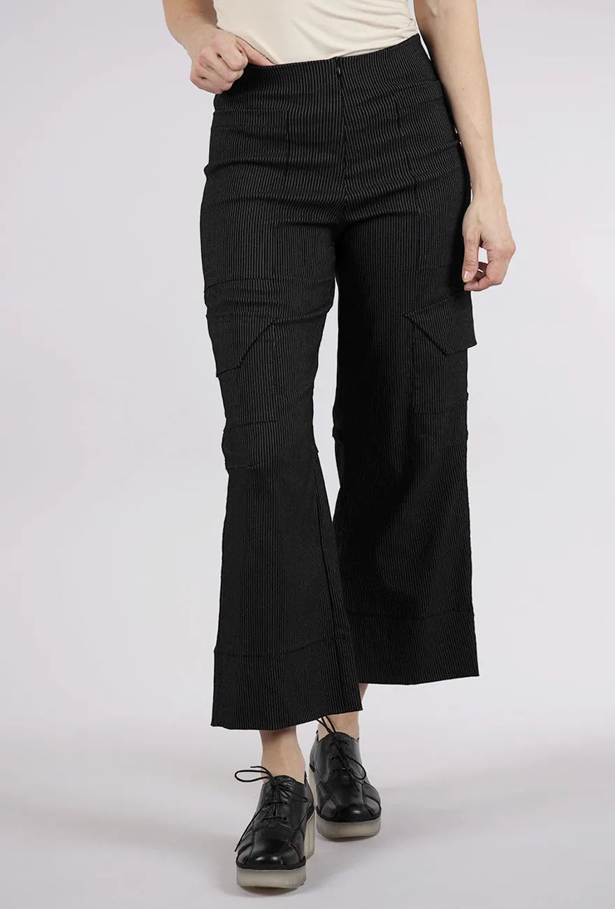 Cassidy Pant, Black Stripe