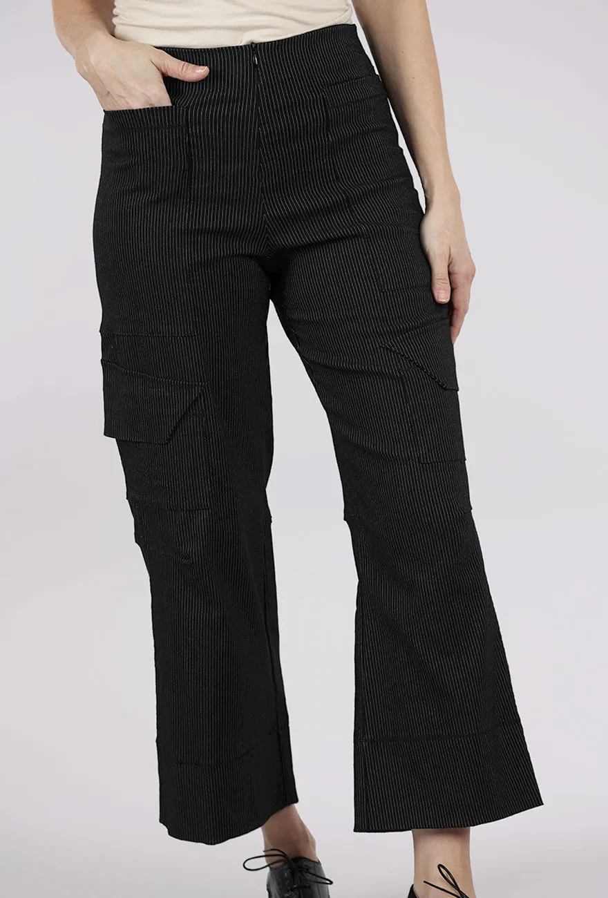 Cassidy Pant, Black Stripe