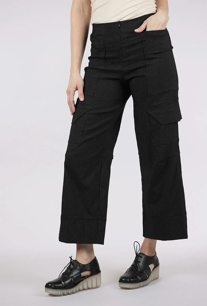 Cassidy Pant, Black Stripe