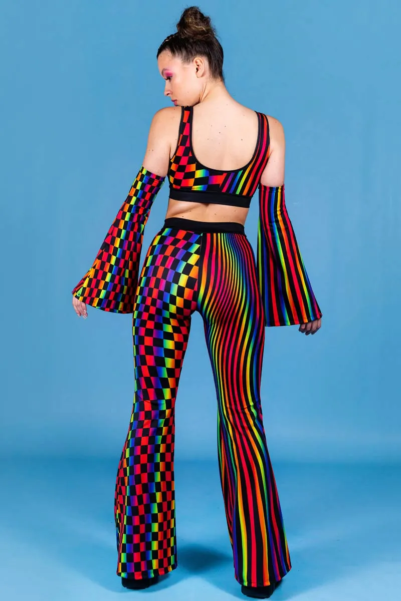 Disco Duality Bell Bottoms Set