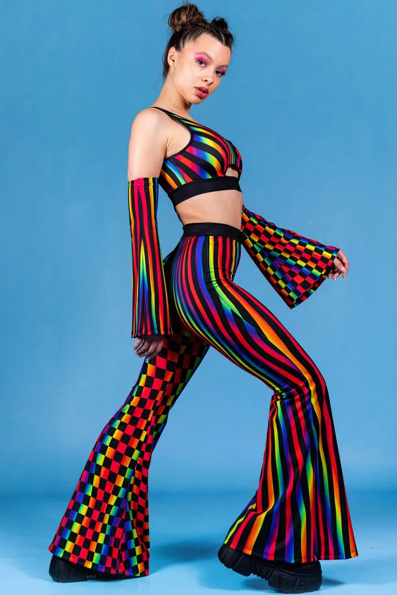 Disco Duality Bell Bottoms Set