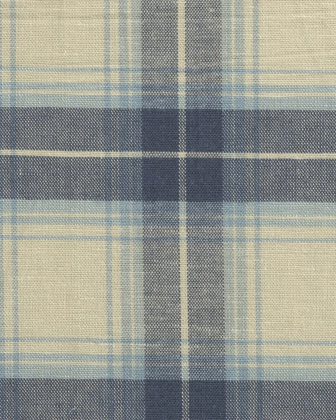 Ecru Grey Light Plaid