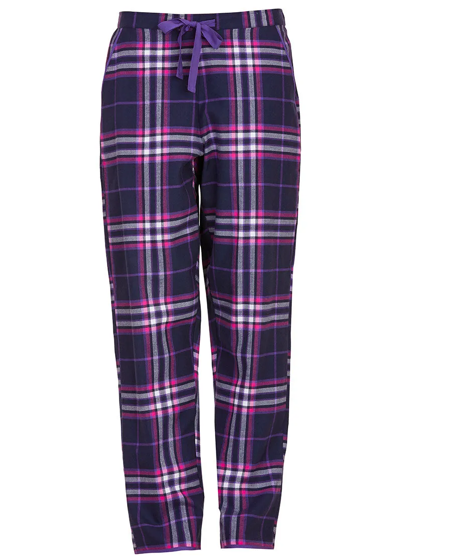 Edie Womens Lightly Brushed Check Pyjama Bottoms