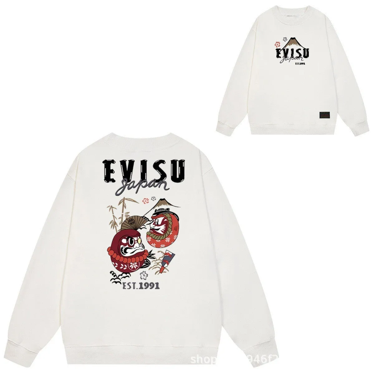 Evisu Sweatshirts Casual Loose Men