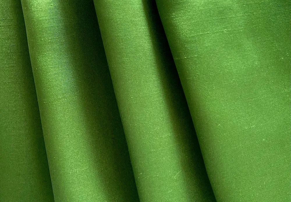 Fresh Bud Green Polyester Shantung Duchess Satin