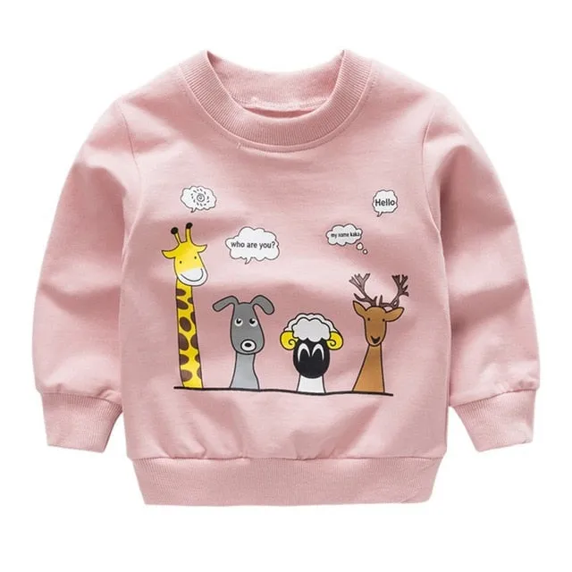 Fun Characters Printed Sweatshirt