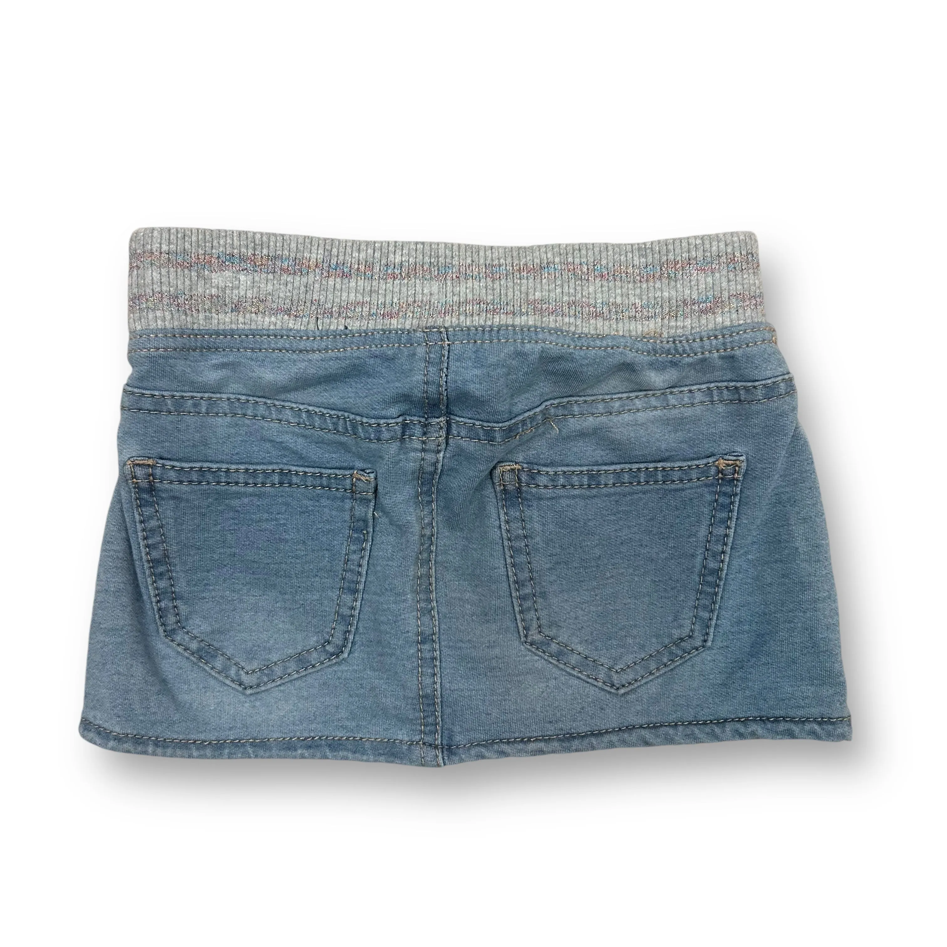 Girls Arizona Size 4 Denim Pull-On Comfy Jean Skirt