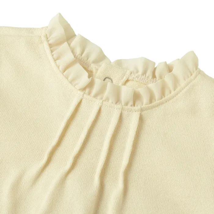 Long-Sleeve T-Shirt with Pintuck Detail