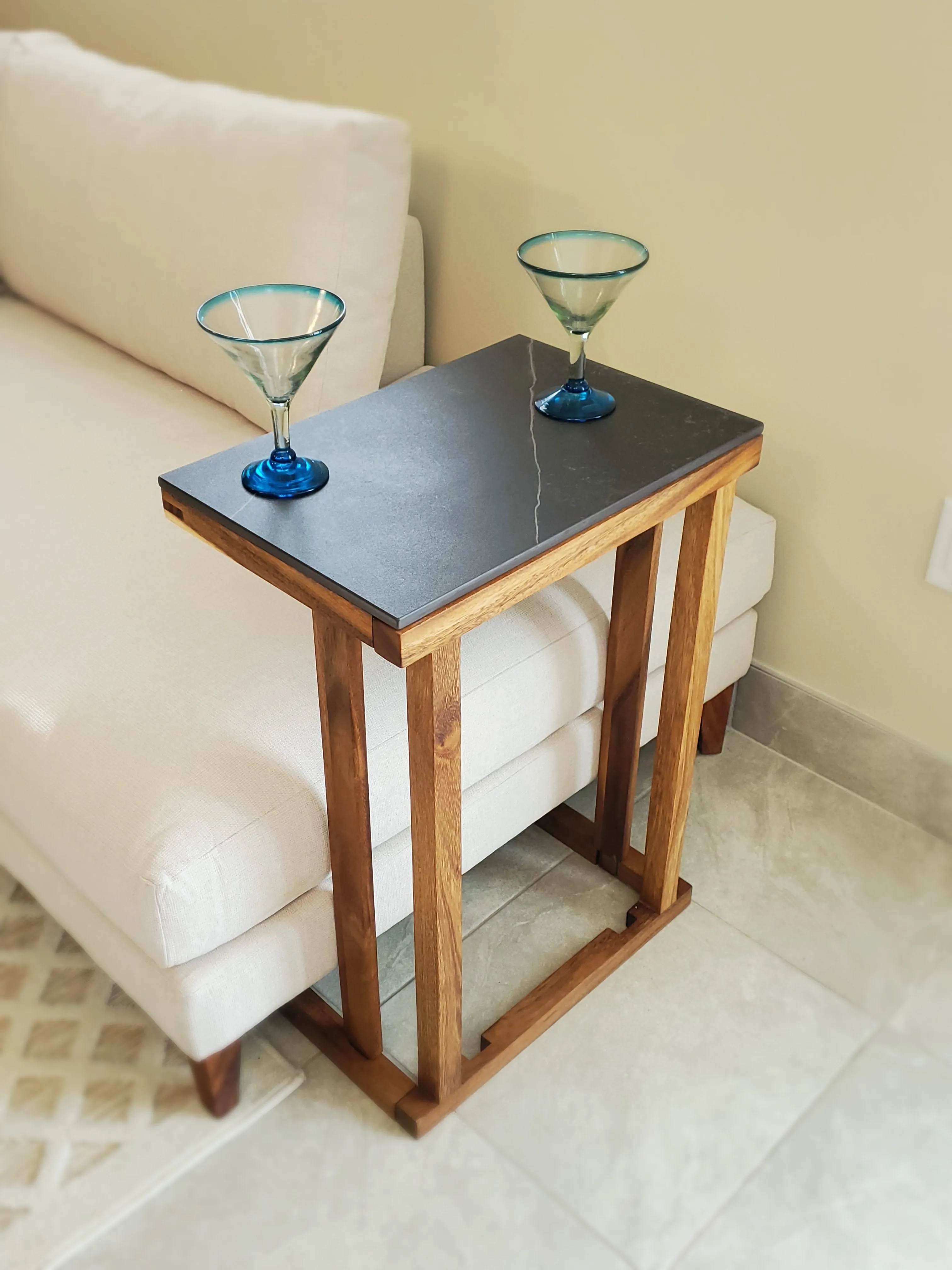 Los Cabos Complete Table Set w/ Real Stone Tops