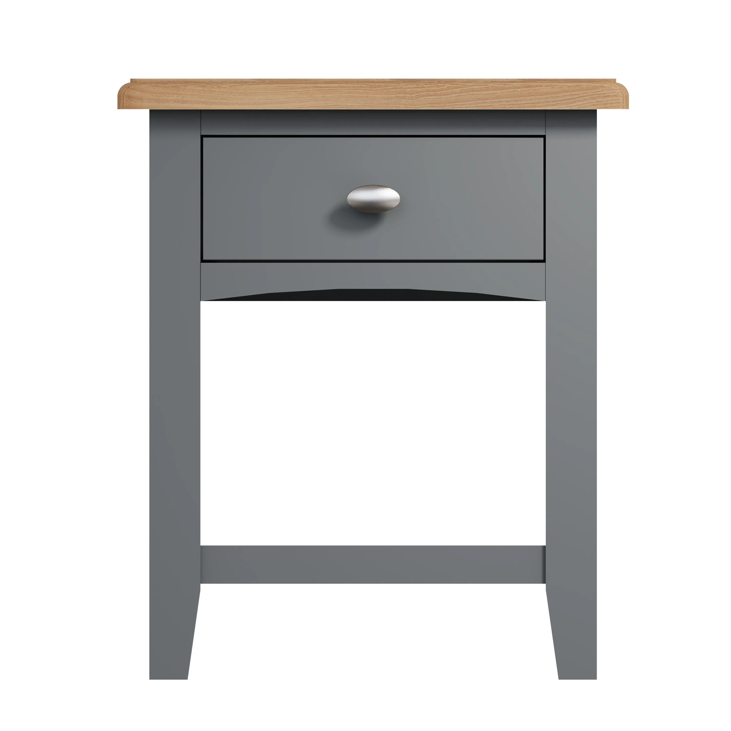 Malmesbury Grey Lamp Table 1 Drawer 40 x 36 x 47 cm