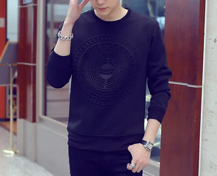 Men's Casual Solid Color Sweatshirt