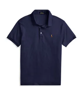 Men's Slim Fit Soft-Touch Polo Shirt Refined Navy