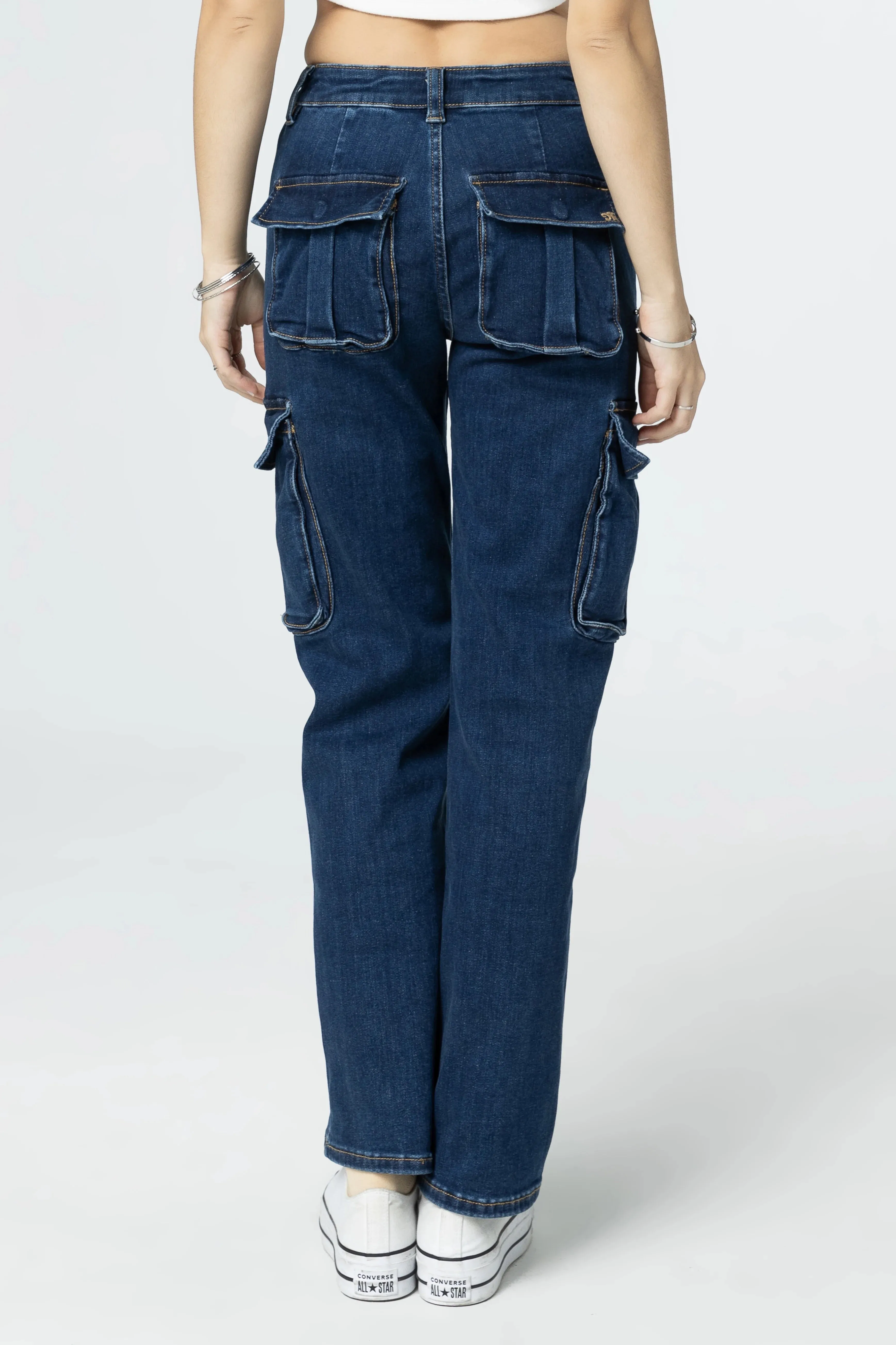 MM High Rise Cargo Jeans