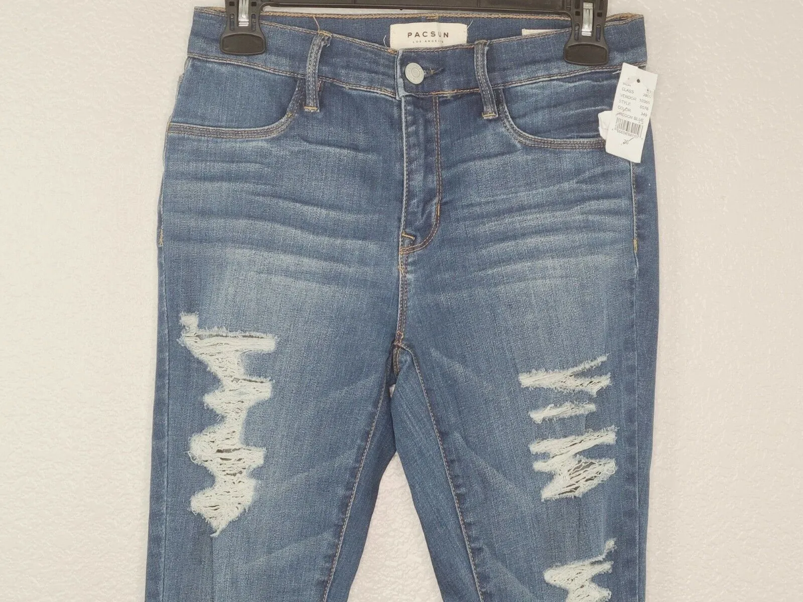 PacSun L.A. Women's Oregon Blue Mid-Rise Perfect Fit Jeggings Size 26