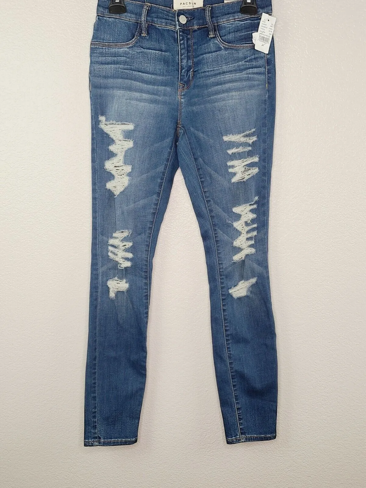 PacSun L.A. Women's Oregon Blue Mid-Rise Perfect Fit Jeggings Size 26