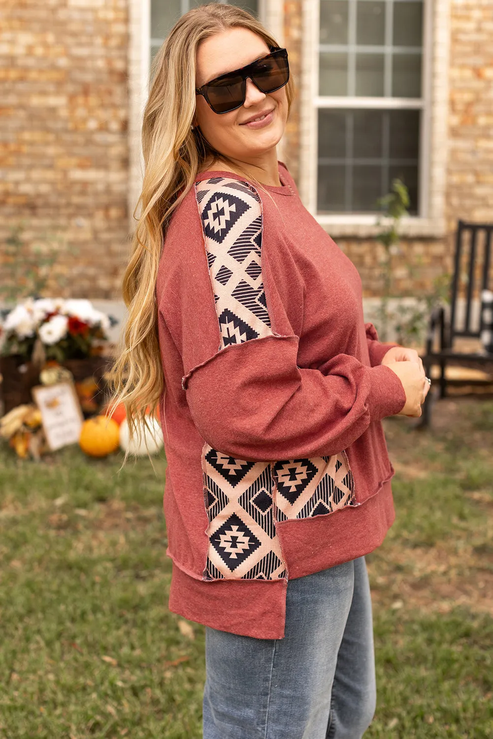 Plus Size High Low Sweatshirt