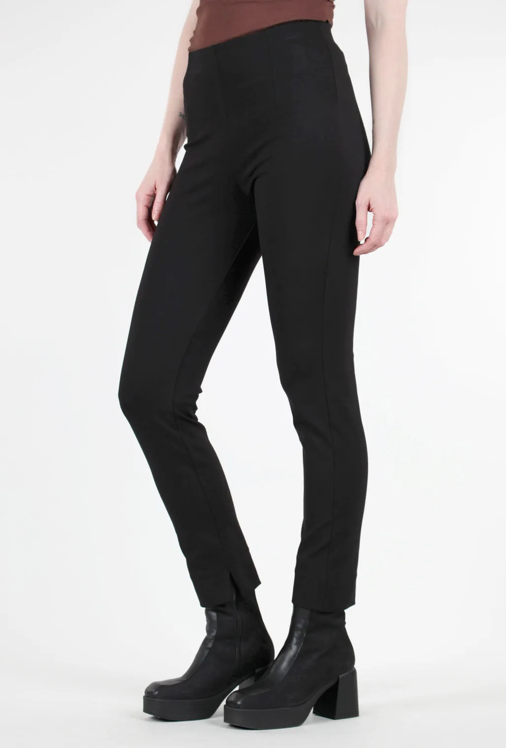 Ponte Knit Zani Pant, Black