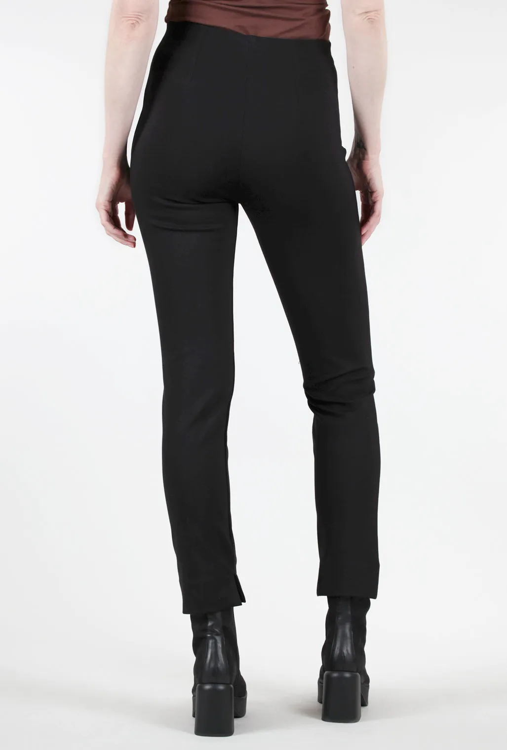 Ponte Knit Zani Pant, Black