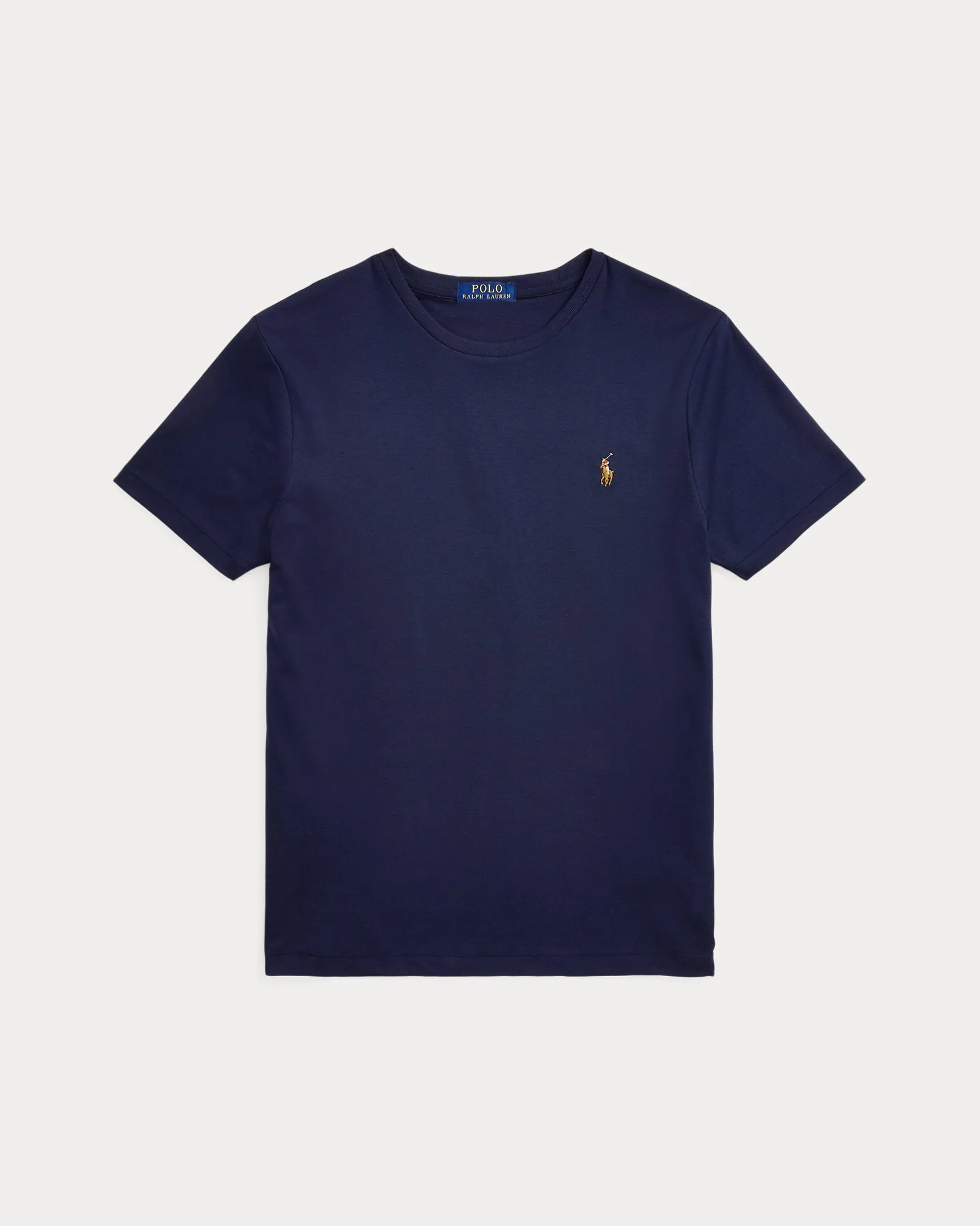 Ralph Lauren Custom Slim Fit Interlock Soft Cotton T-Shirt | Refined Navy