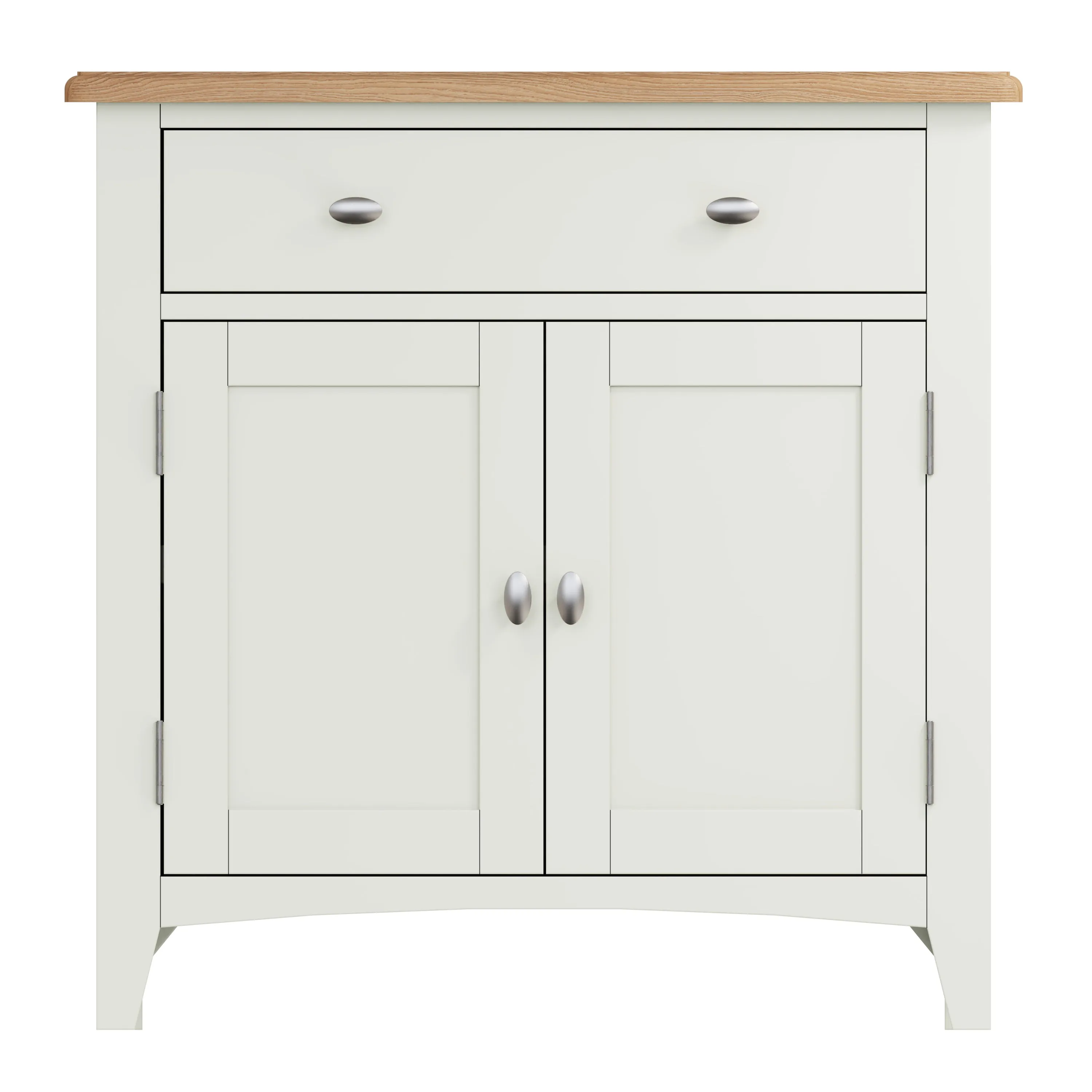 Salisbury Pure White Sideboard Small 75 x 34 x 75 cm