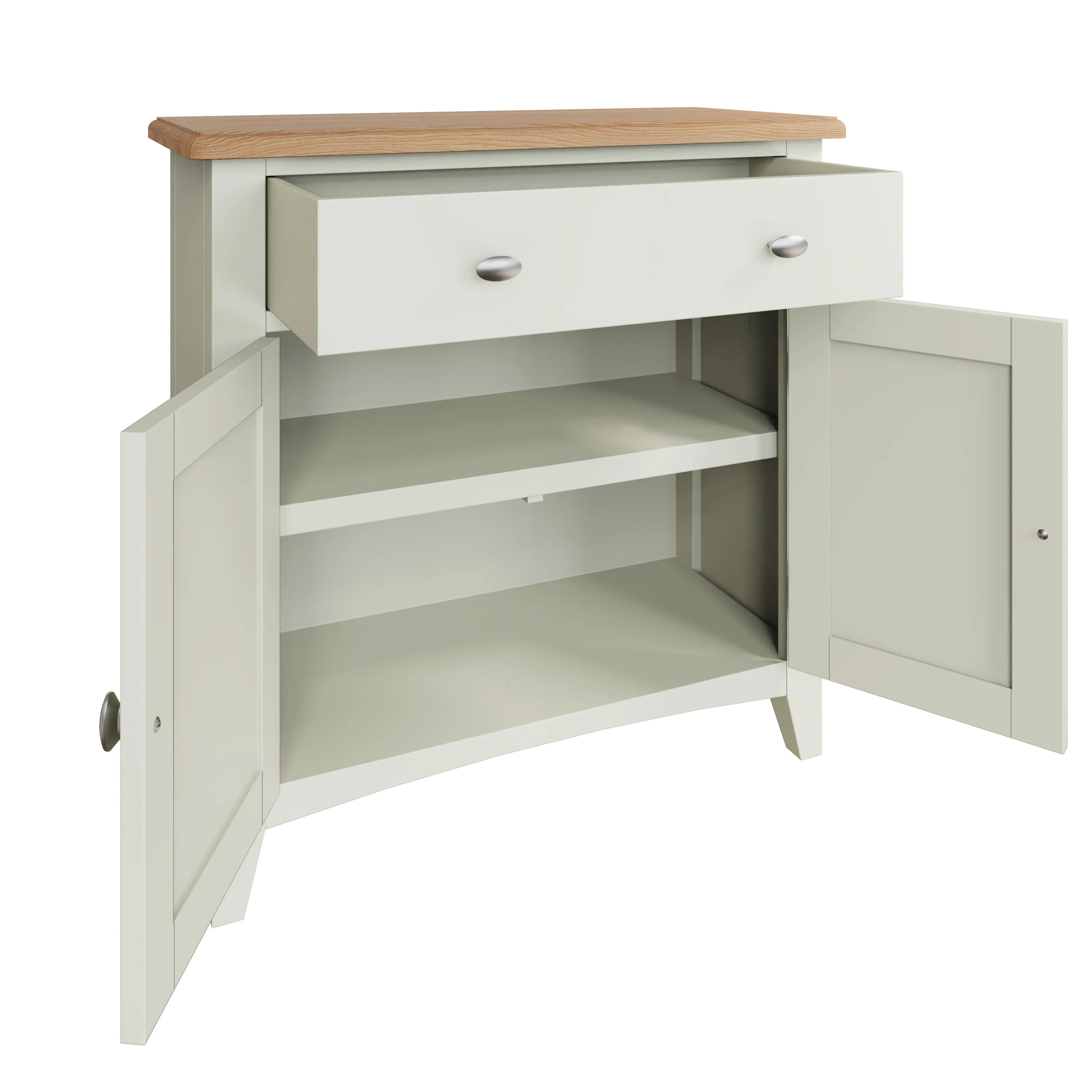 Salisbury Pure White Sideboard Small 75 x 34 x 75 cm