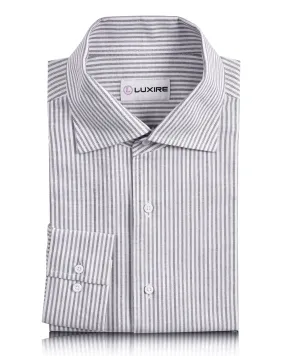 Shades of Purple Stripes Oxford Shirt