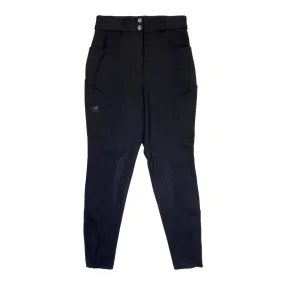 SmartPak Piper Knit 'Everyday' Knee Patch Breeches  in Black - Women's 28R