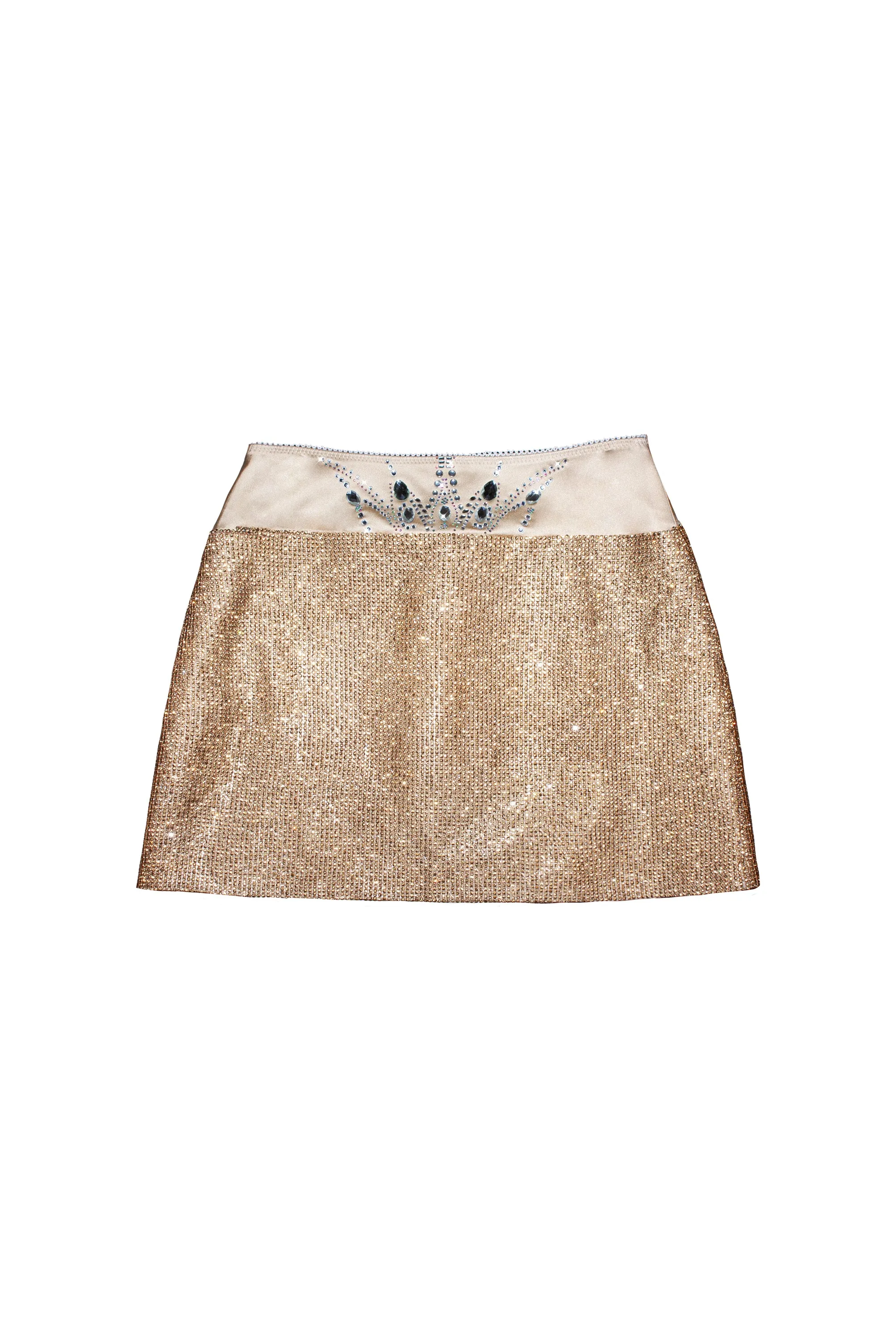 Tramp Stamp Skirt - Gold