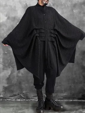 Unique Bat Sleeves Cape Tops