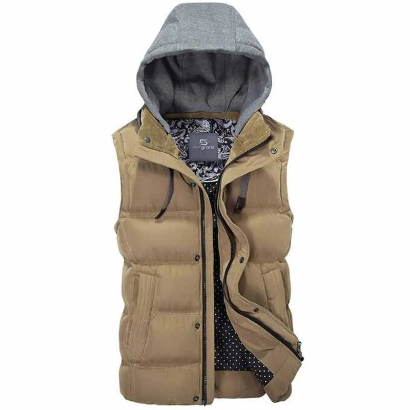 Warm Winter Fashionable Thick Vest For Men