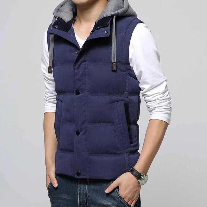 Warm Winter Fashionable Thick Vest For Men