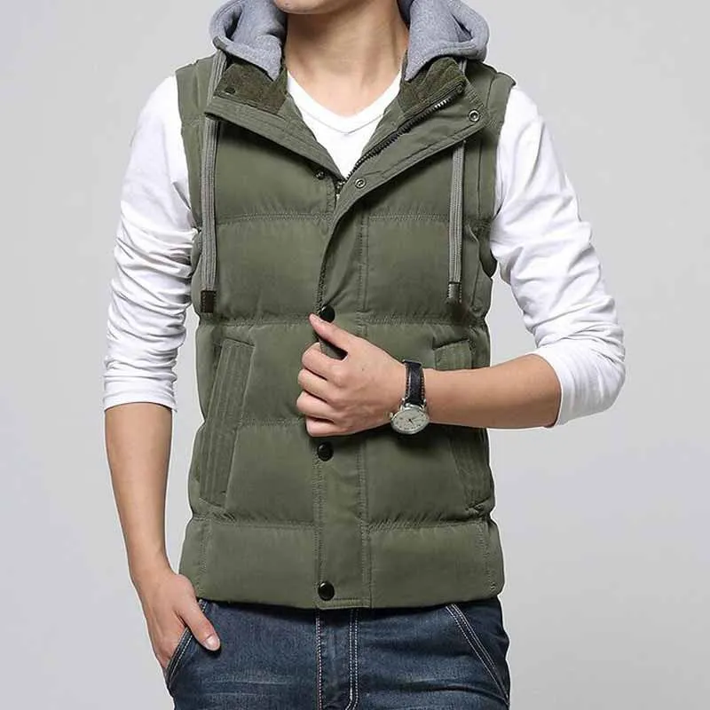 Warm Winter Fashionable Thick Vest For Men