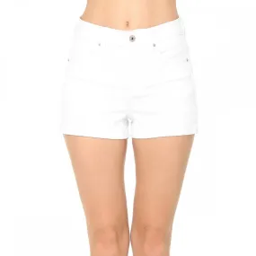 Wax Women's Butt I Love You High Rise Shorts in Fine Cotton Denim