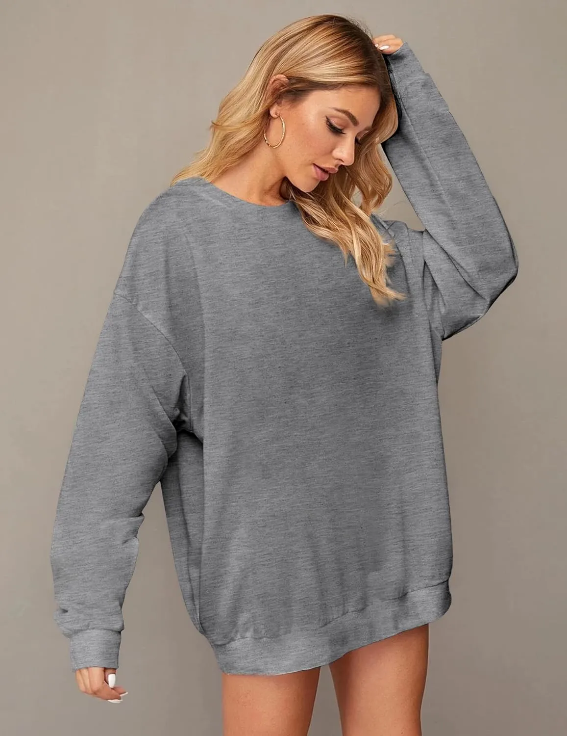 Zeagoo  Oversized Sweatshirts Graphic Print Tops