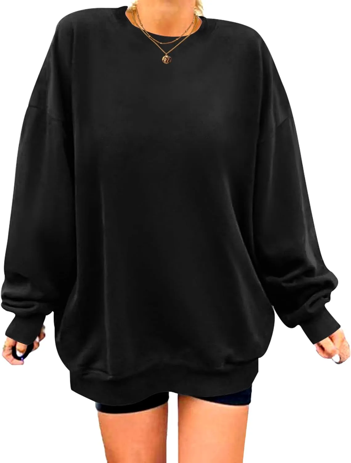 Zeagoo  Oversized Sweatshirts Graphic Print Tops