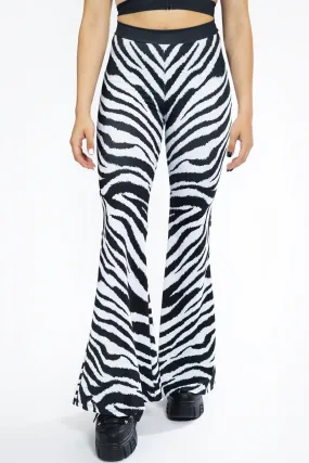 Zebra Bell Bottoms